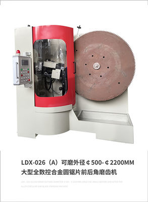 500MM-2200MM Large Carbide Saw Blade Máquina de moagem automática LDX-026A