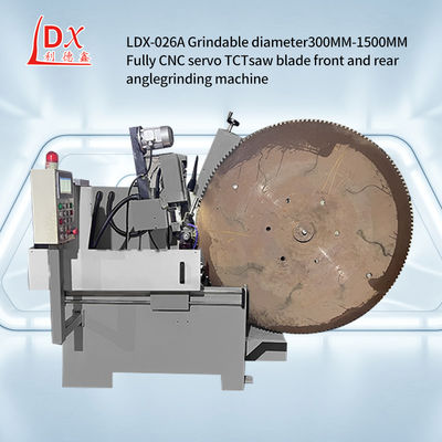 Máquina de moagem de ângulo frontal e traseiro de lâmina de serra circular CNC grande e personalizada LDX-026A