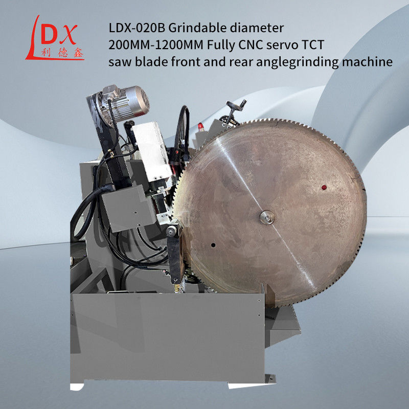 LDX-020B Máquina de moagem de corte de madeira TCT circular de lâmina de serra dianteira e traseira