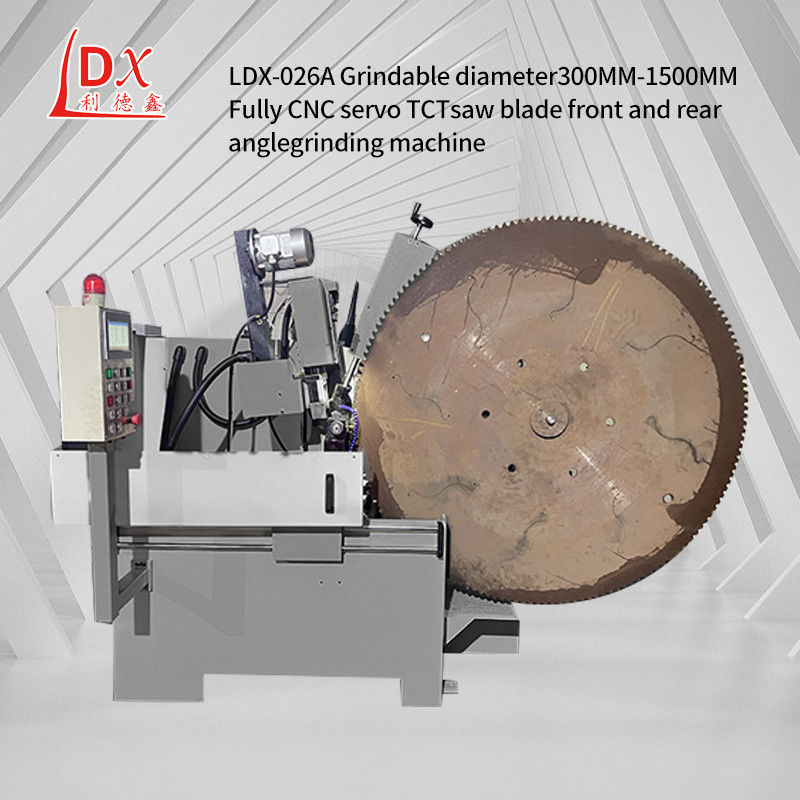 LDX-026A Diâmetro de moagem 250-1500MM Máquina de moagem de lâmina circular de servo CNC