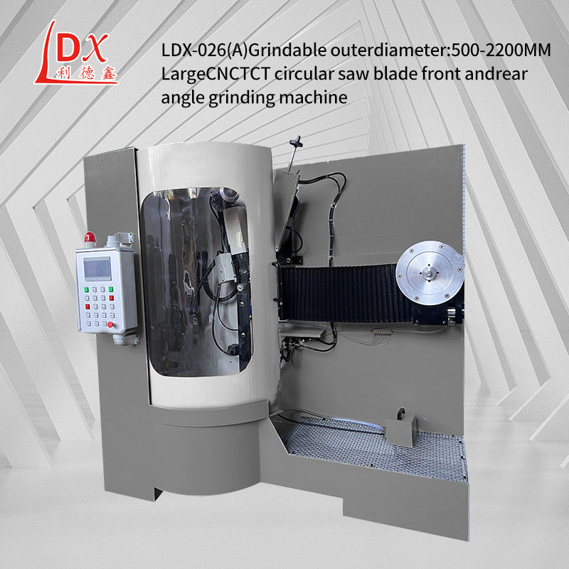 LDX-026A 300MM-1600MM Diâmetro Máquina de moagem de lâmina de serra circular de três eixos CNC