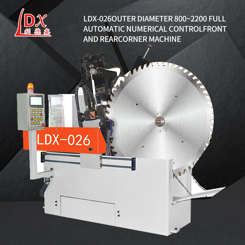LDX-026A Diâmetro de moagem 500-2000MM Servo Feed Full CNC Máquina de moagem de lâmina de serra circular