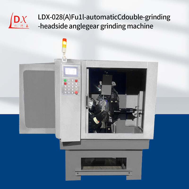 LDX-028A Servo Full CNC Lâmina de serra circular Cabeça de moagem dupla Fabricante de máquina retificadora de ângulo lateral