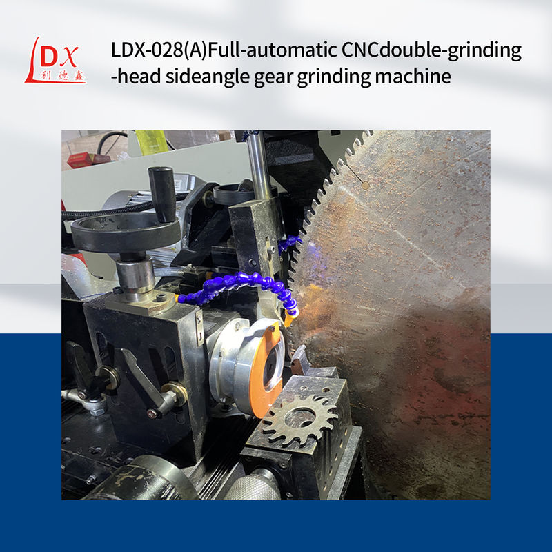 LDX-028A Fabricante Servo Direto Conjunto Faca Serrada Circular lâmina de serradura Dupla cabeça de moagem Máquina de moagem lateral